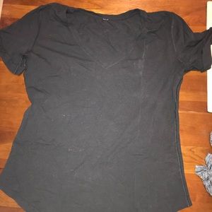 Black Lululemon workout shirt